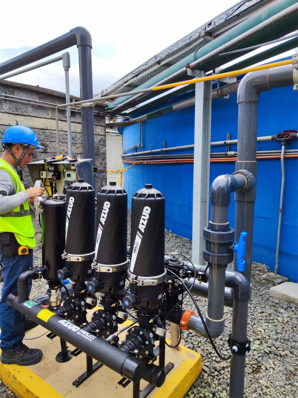 Suministro e instalación de equipos especializados para filtración — proyecto ejecutado por SAI WATER