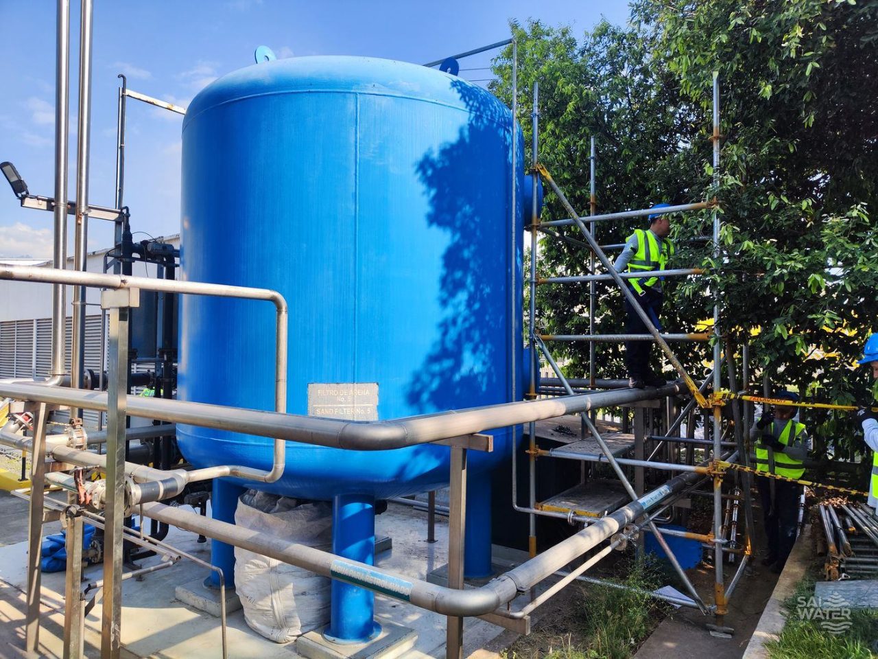 Mantenimiento especializado de filtros de alta tasa de 200 m³/h — proyecto ejecutado por SAI WATER