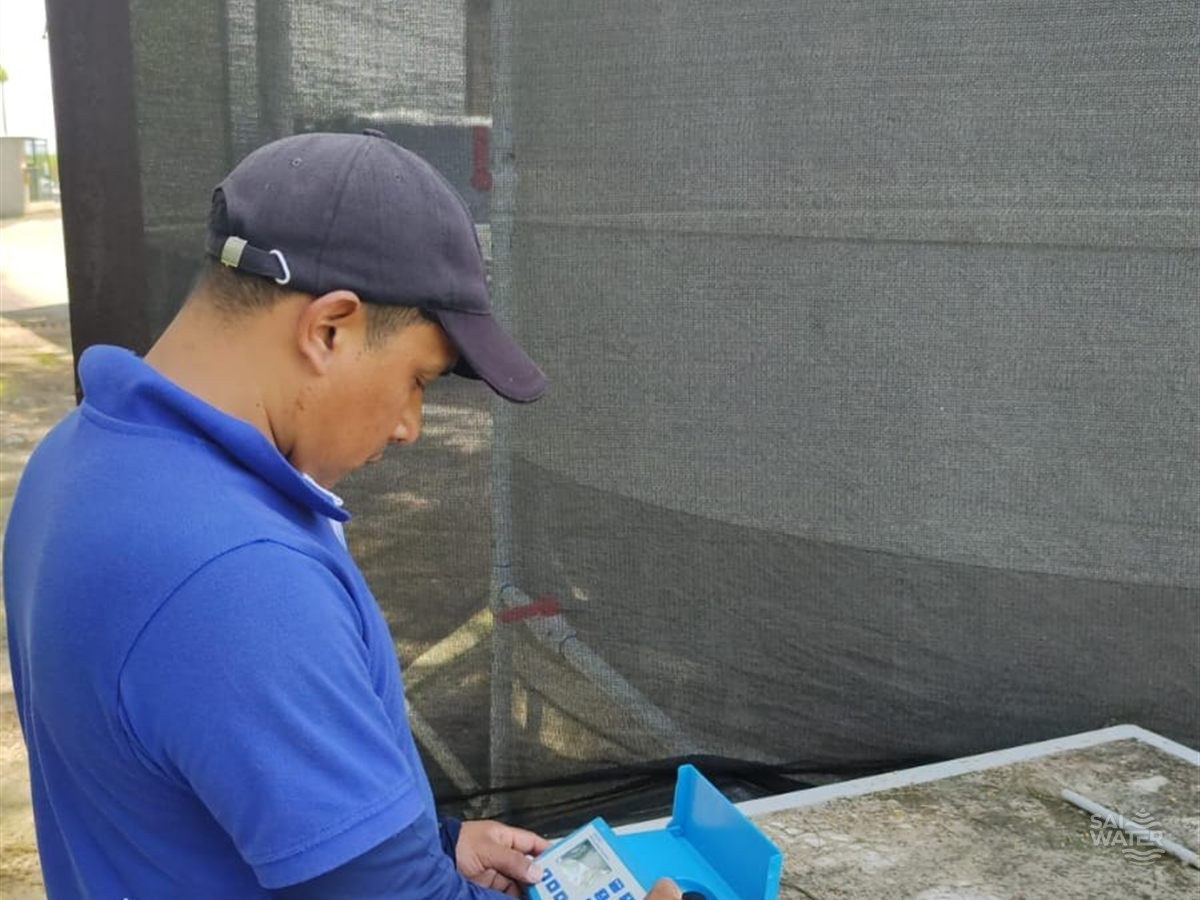 Medición de parámetros del agua en campo