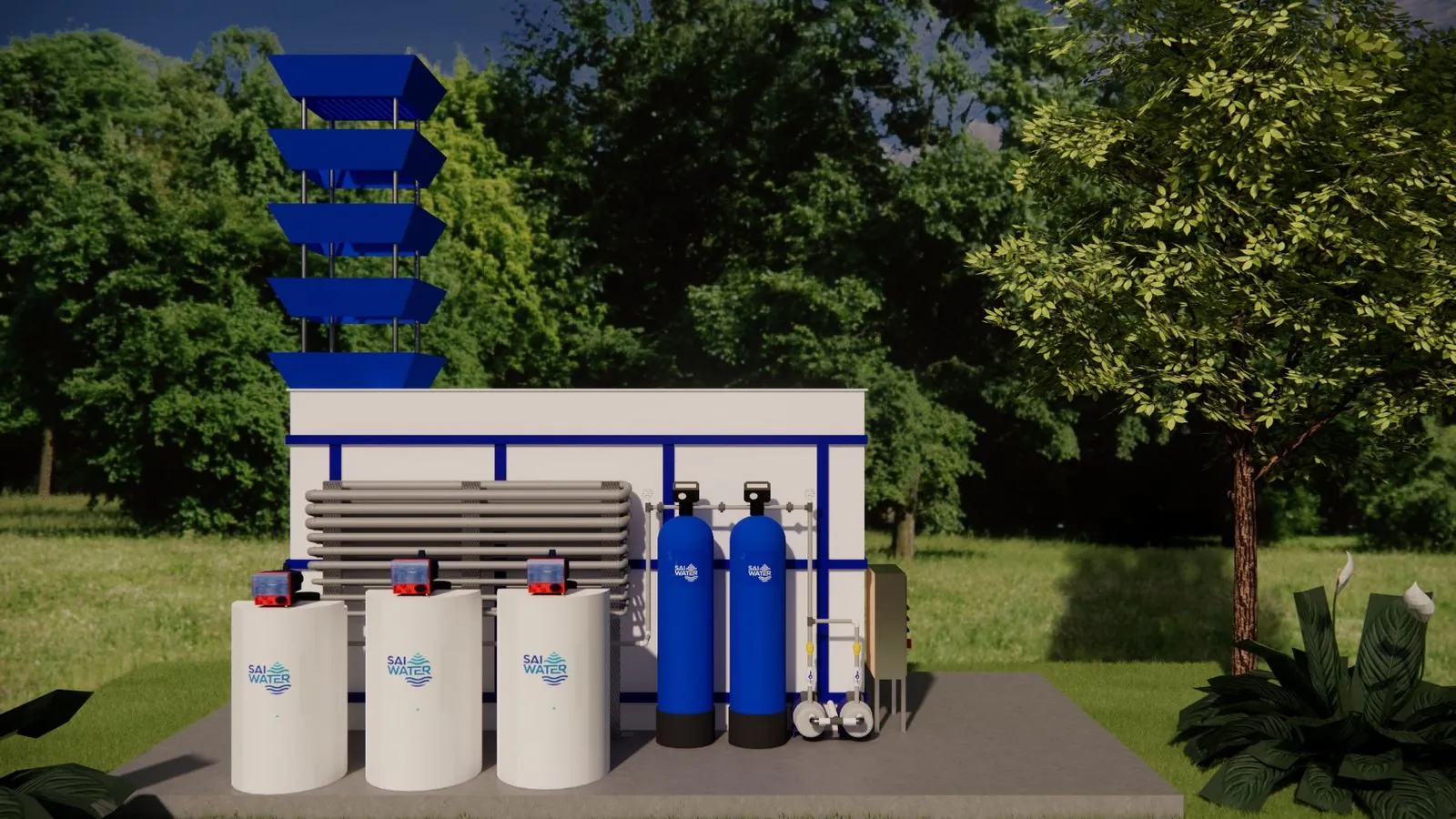 Planta de tratamiento de agua potable PTAP de SAI WATER