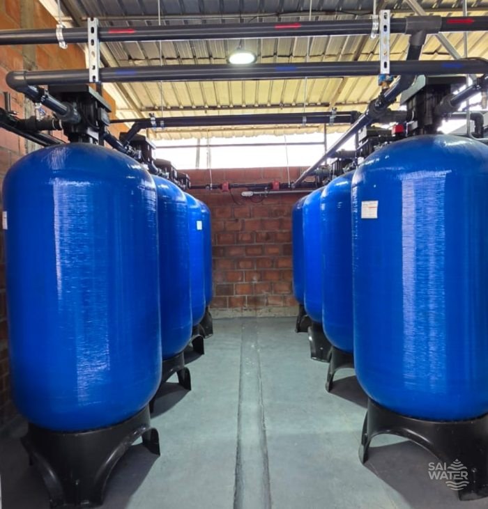 Sistema compacto de potabilización de agua de pozo · obra de SAI WATER